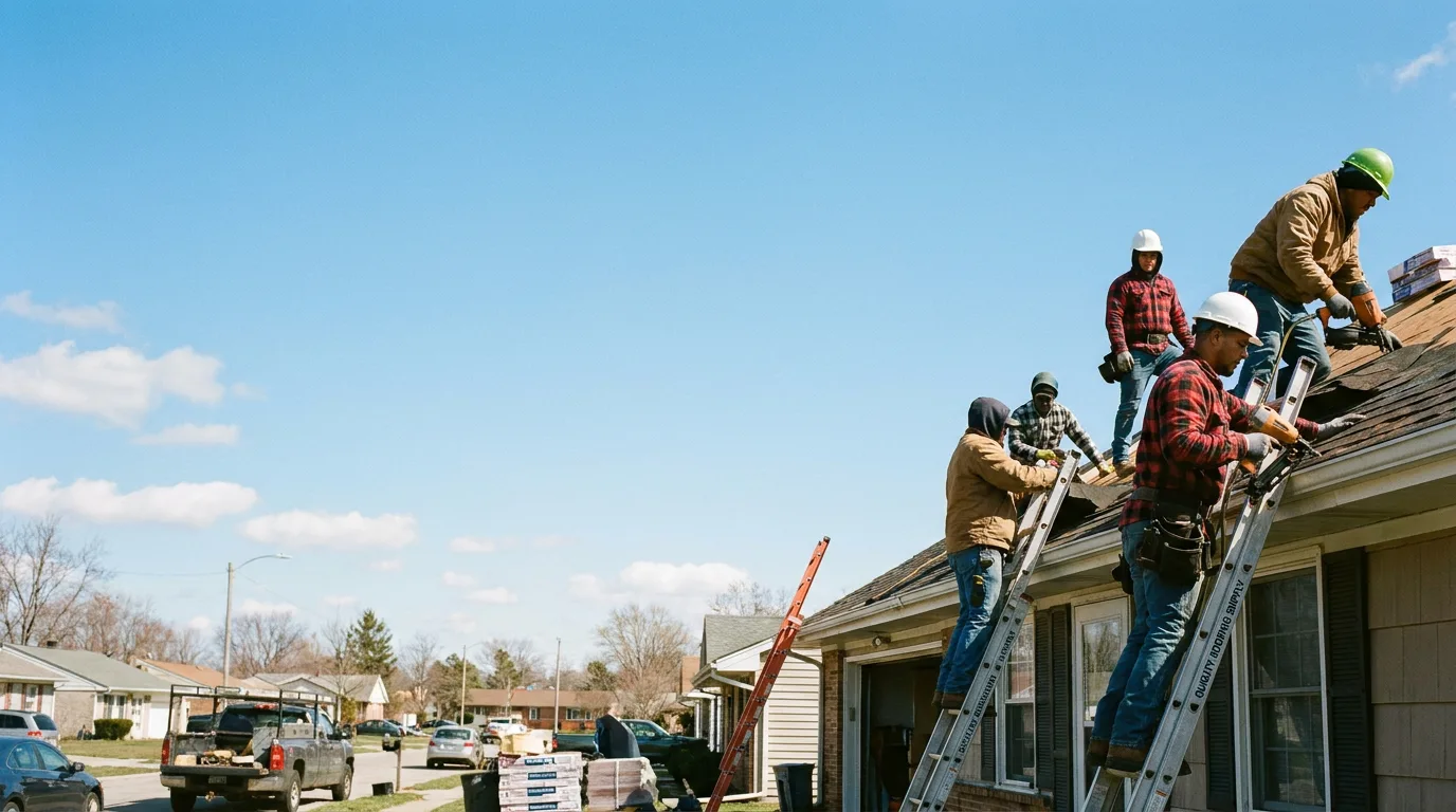 Roofing in Paris, IL near me